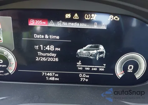 2022 Audi Q5 Premium Plus 45 Tfsi S Line Quattro S Tronic z USA, uszkodzony, nr VIN WA1EAAFY0N2102426